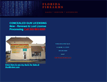 Tablet Screenshot of floridafirearms.com